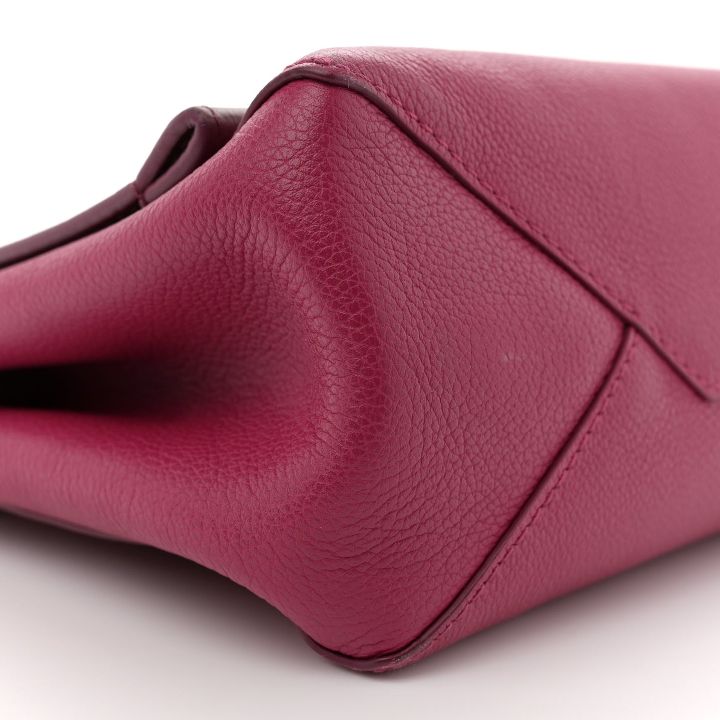 Calfskin Lockme II Top Handle Grenat Dahlia