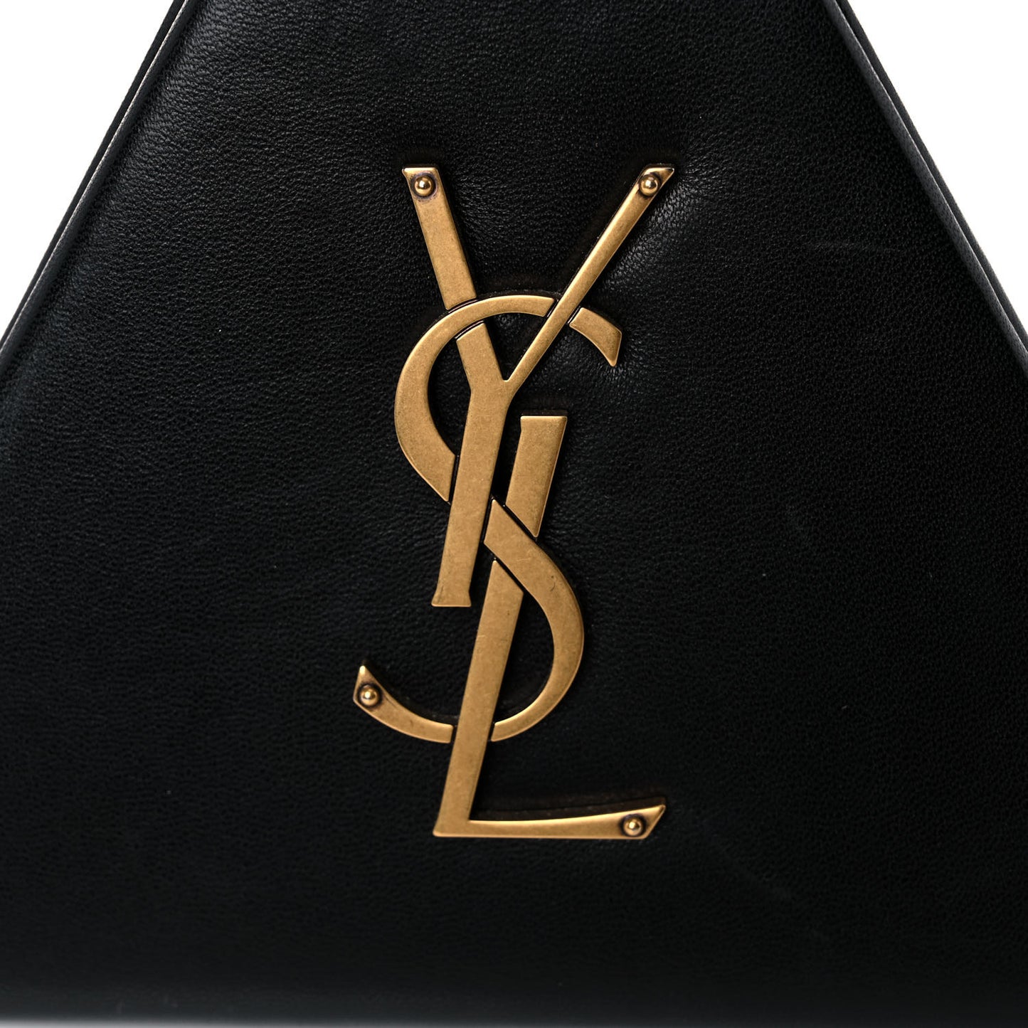 Lambskin Pyramid Clutch Black
