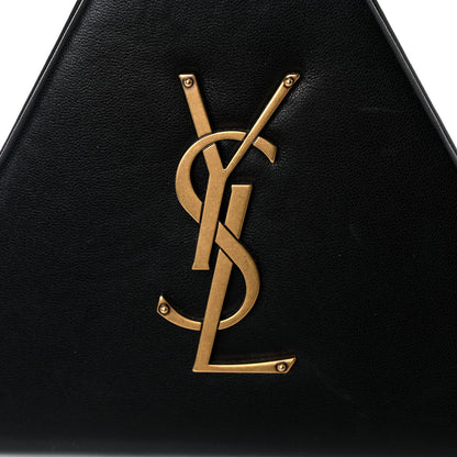 Saint Laurent Lambskin Pyramid Clutch Black 19 of 21