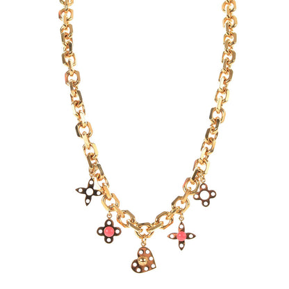 Louis Vuitton Hide and Seek Necklace Gold 1 of 7