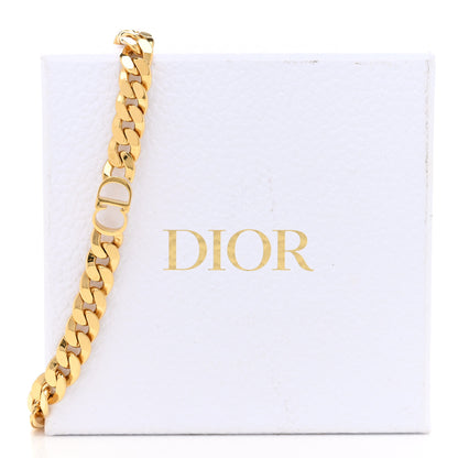 Christian Dior Metal Danseuse Etoile Chain Choker Necklace Gold 6 of 6