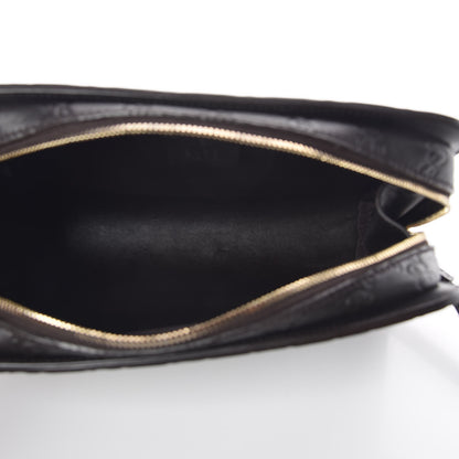 Gucci Guccissima Zip Clutch Dark Brown 5 of 9