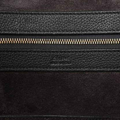 Celine Soft Grained Calfskin Small Belt Cabas Phantom Grey 6 of 15