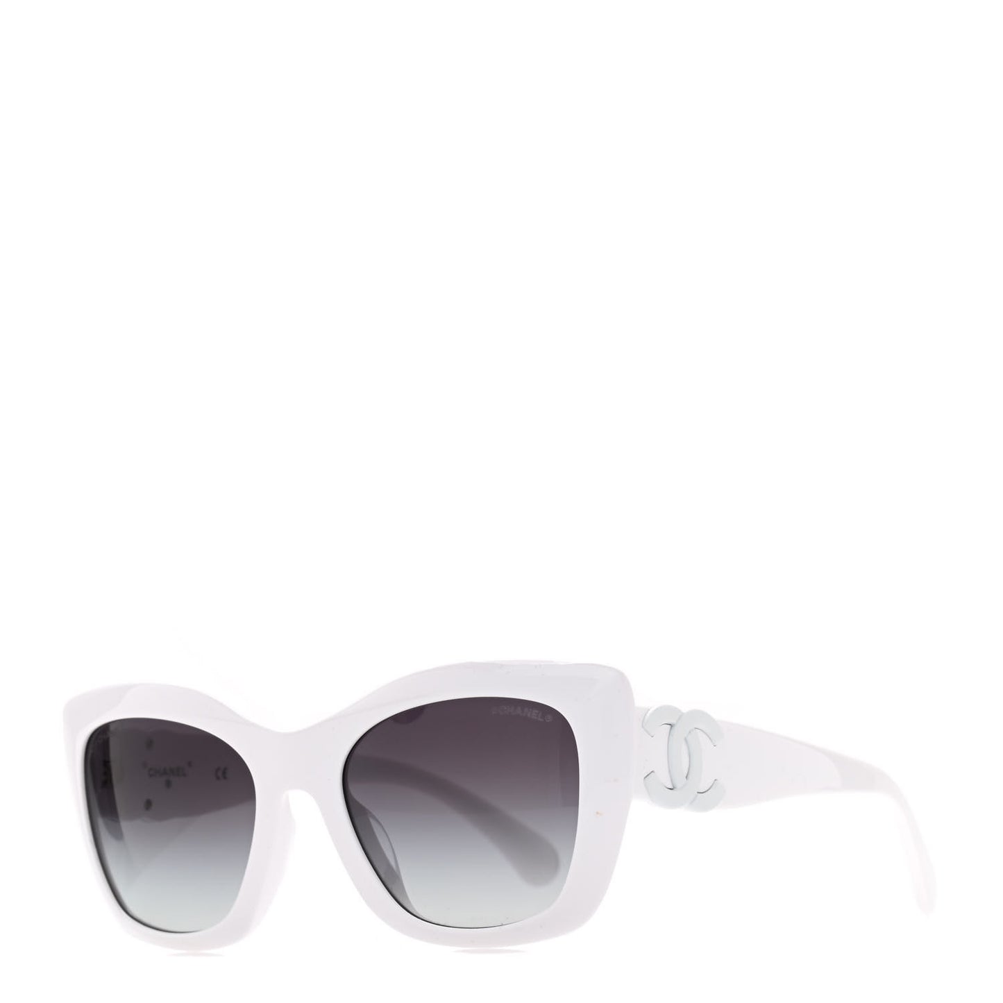 Acetate Square Sunglasses 71391 White