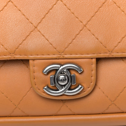 Chanel Calfskin Stitched Medium CC Sellier Flap Beige 11 of 16