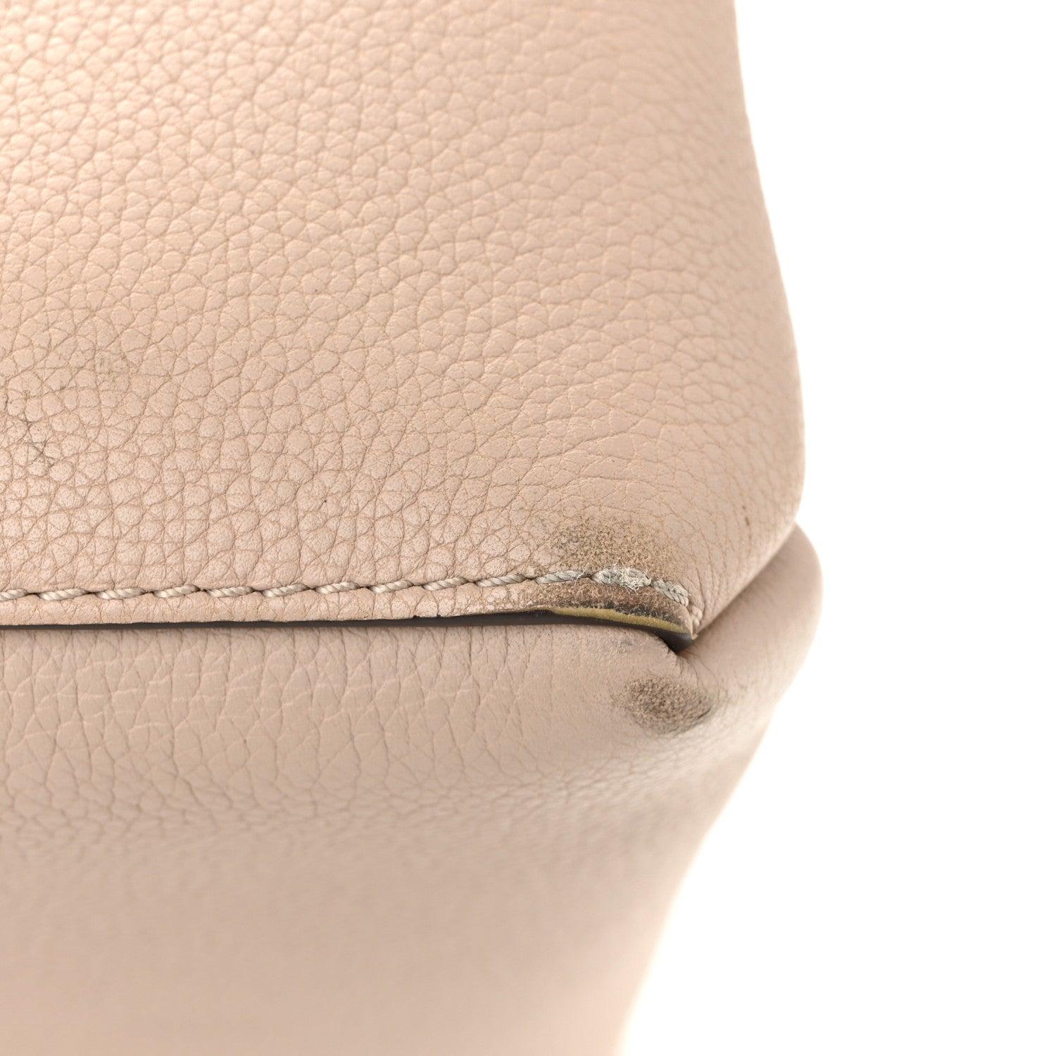 Louis Vuitton Grained Calfskin Lockme Shopper Greige 10 of 11