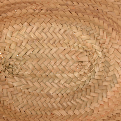 Celine Raffia Calfskin Triomphe Teen Panier Tan 5 of 9