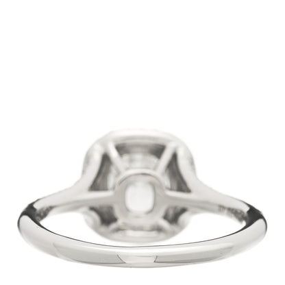 Tiffany Platinum Diamond .71ct Soleste Cushion Cut Double Halo Engagement Ring 50 5.25 3 of 6