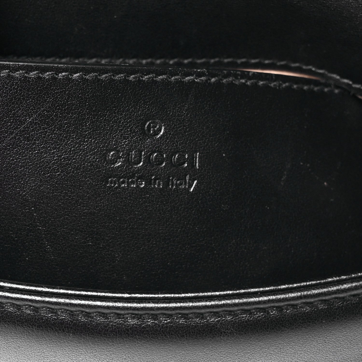 Gucci Calfskin Matelasse Mini GG Marmont Top Handle Shoulder Bag Black 6 of 12