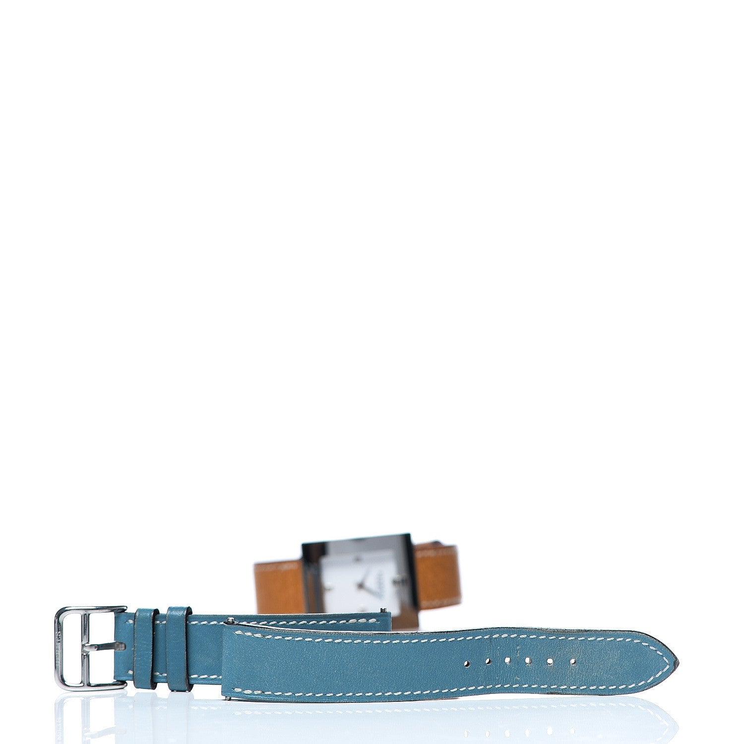 Hermes Stainless Steel Epsom 26mm Belt Quartz Watch Gold 6 of 6