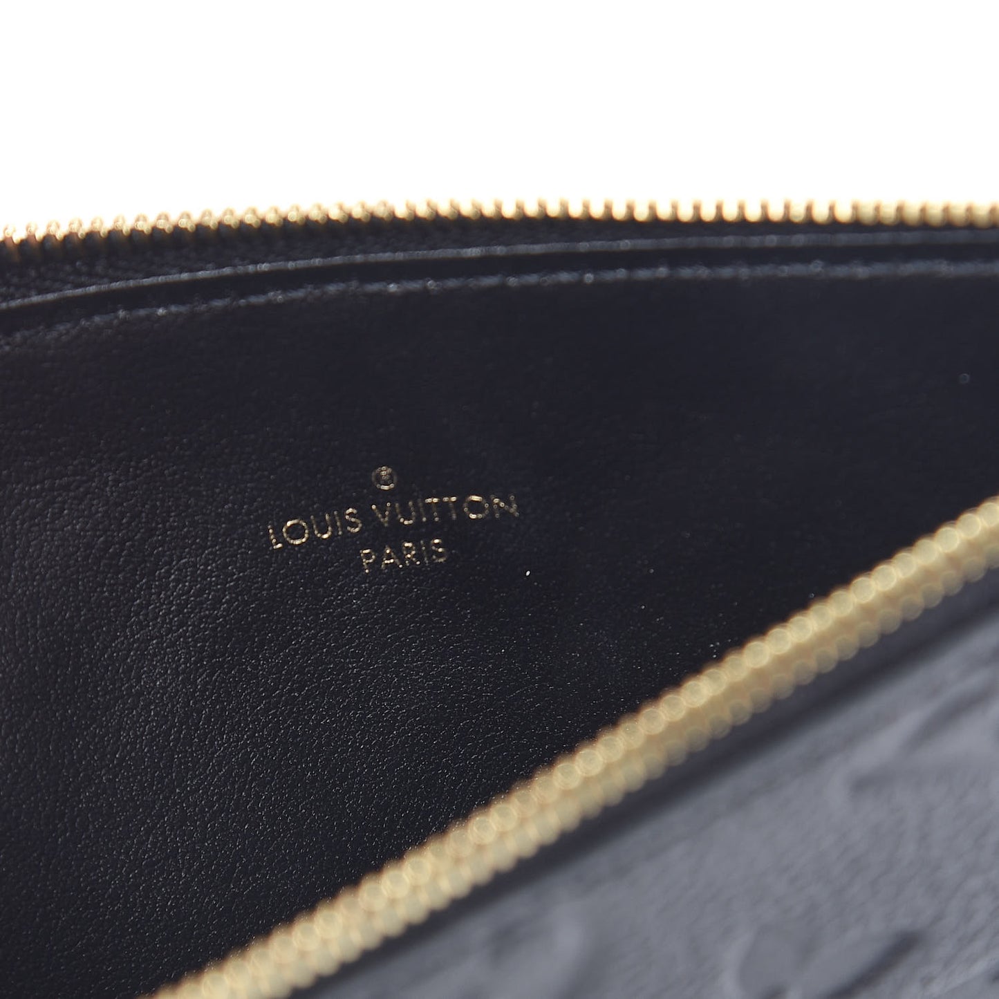 Empreinte Felicie Chain Wallet Zippered Insert Black