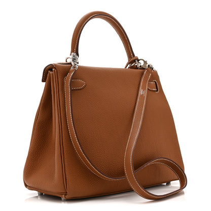 Hermes Togo Kelly Retourne 28 Gold 3 of 11