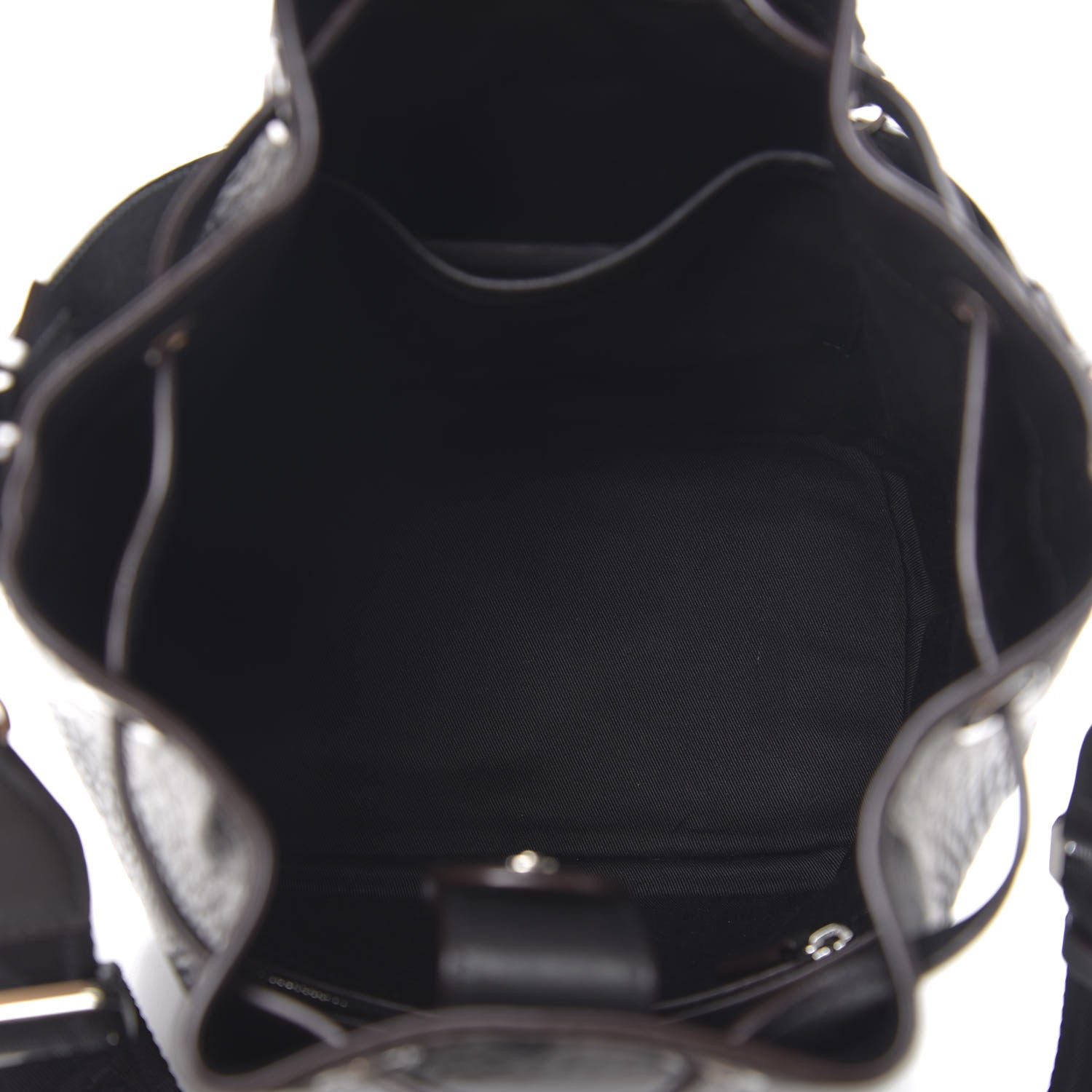 MCM Visetos Small Essential Drawstring Bucket Bag Black 4 of 8