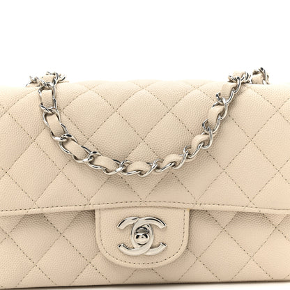 Chanel Caviar Quilted Mini Rectangular Flap Light Beige 8 of 11