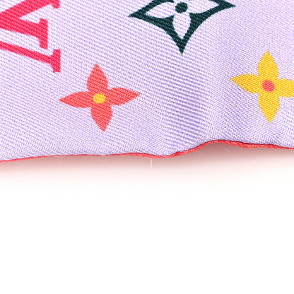 Louis Vuitton Silk Monogram Flowers Forever Bandeau Red 4 of 4