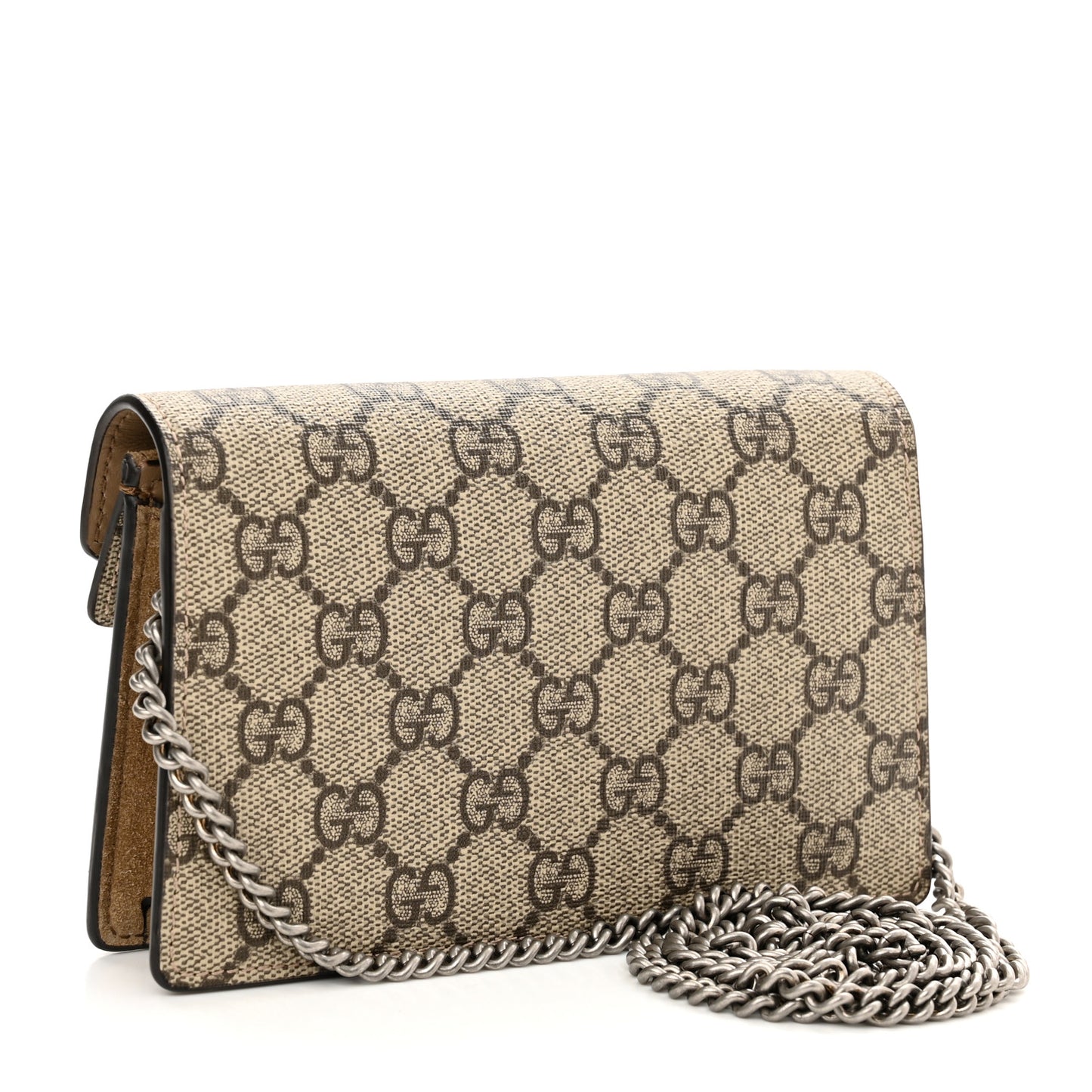 GG Supreme Monogram Super Mini Dionysus Shoulder Bag Taupe