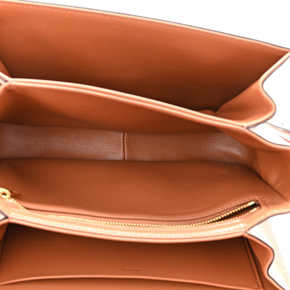 Celine Triomphe Canvas Calfskin Medium Triomphe Bag Tan 5 of 10