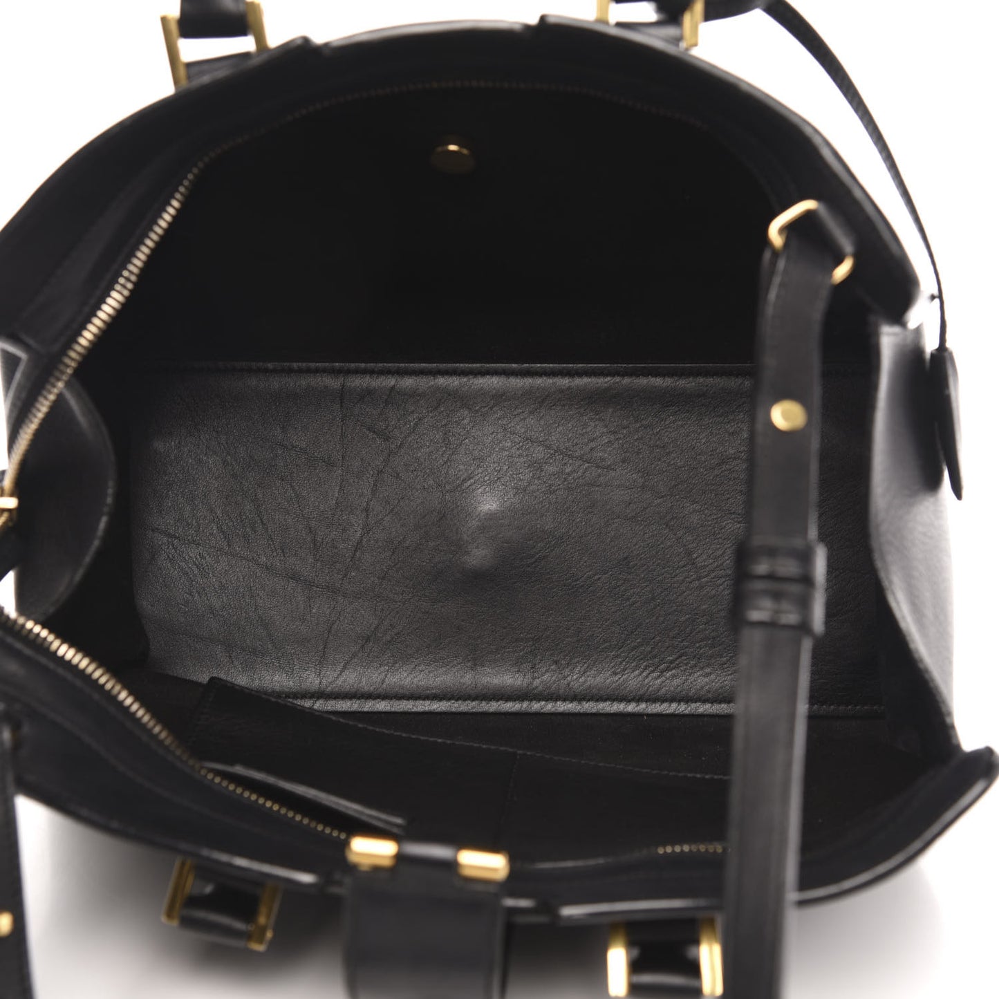 Calfskin Small Classic Y Cabas Black