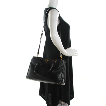Prada Saffiano Lux Small Tote Nero Black 2 of 9