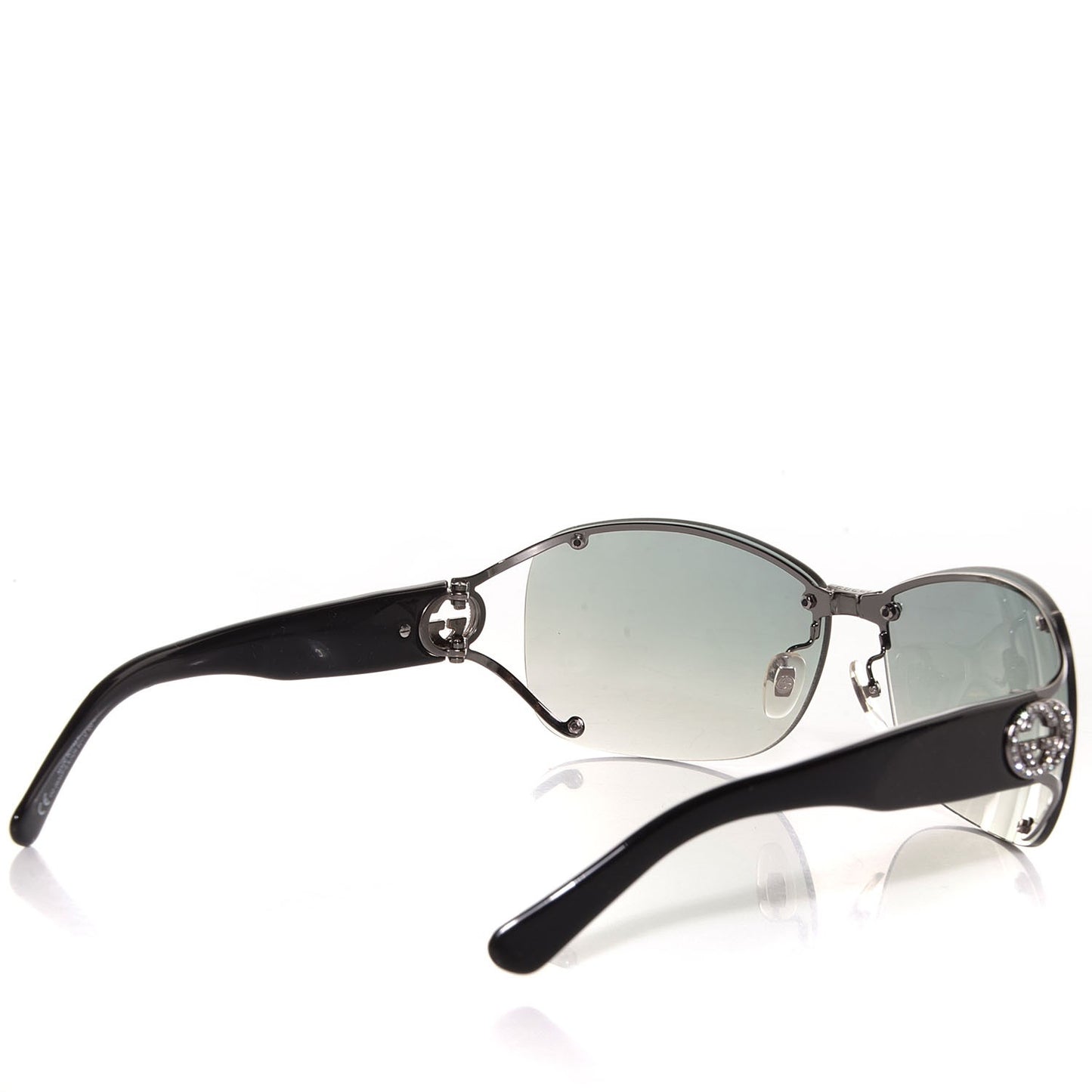 Crystal GG Sunglasses 2820 Black