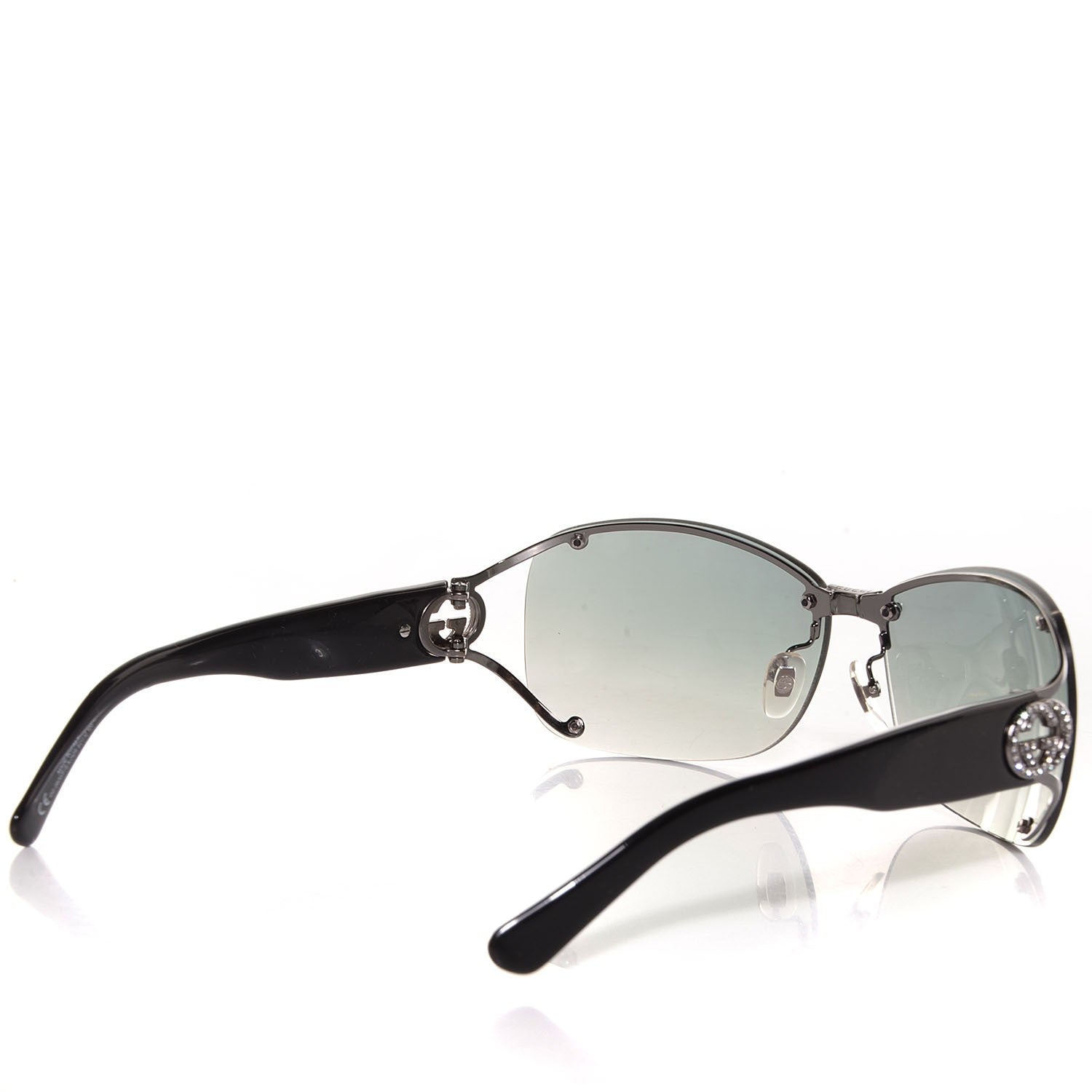 Gucci Crystal GG Sunglasses 2820 Black 2 of 4