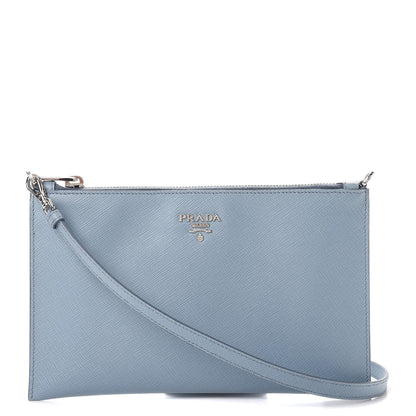 Prada Saffiano Pouch Shoulder Bag Astrale 1 of 14