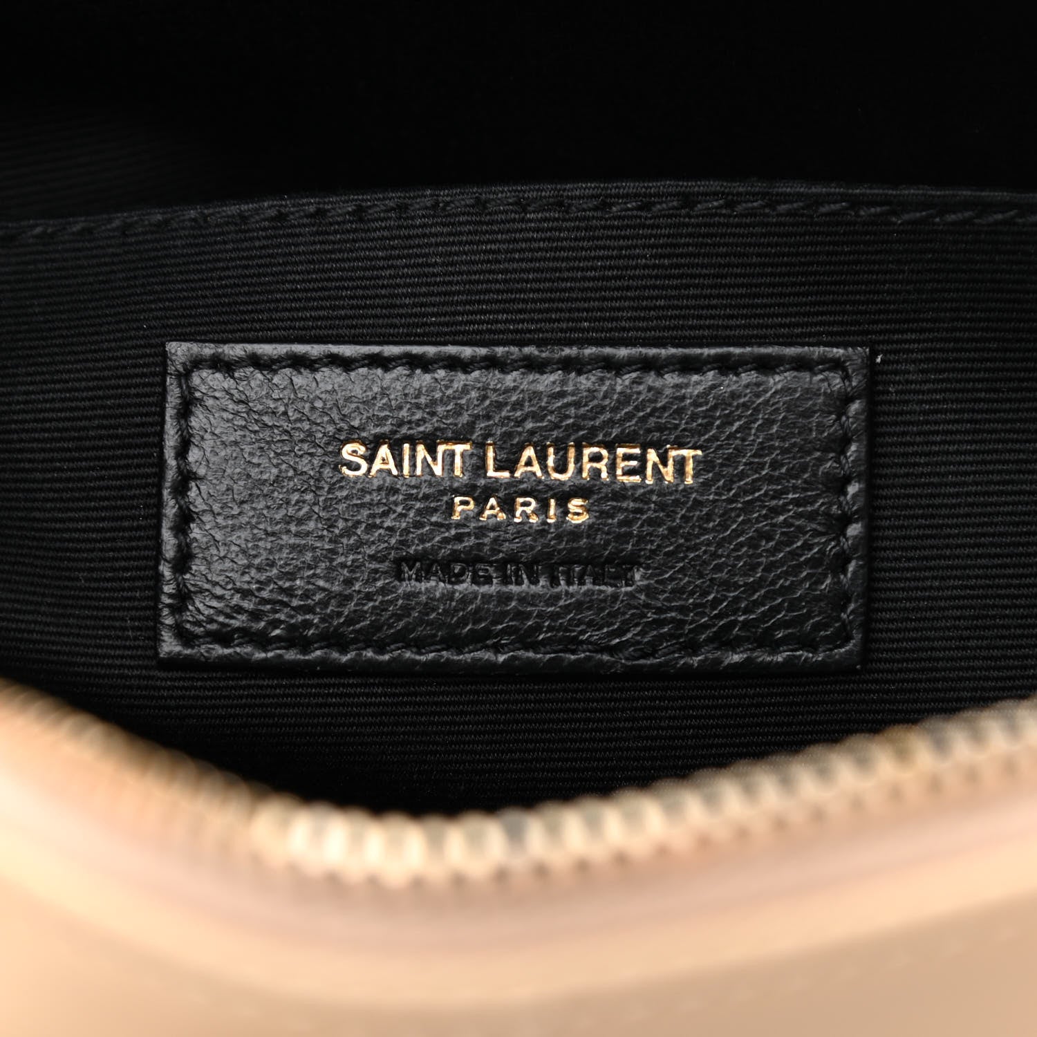 Saint Laurent Calfskin Matelasse Monogram Lou Camera Bag Dark Beige 6 of 9