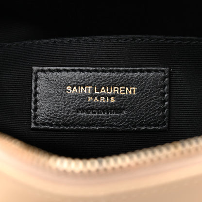 Saint Laurent Calfskin Matelasse Monogram Lou Camera Bag Dark Beige 6 of 9