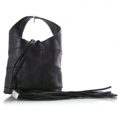 Chanel Square Stitched Tassel Bag Black 1 of 10