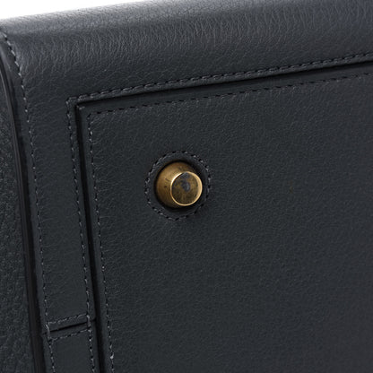 Celine Crisped Calfskin Mini Tie Knot Tote Anthracite 18 of 21