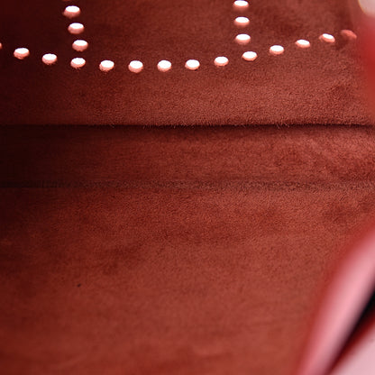 Hermes Taurillon Clemence Evelyne II PM Rouge Vif 13 of 14