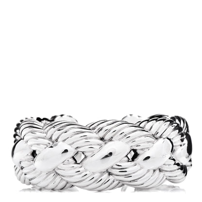 David Yurman Sterling Silver Large Woven Cable Cuff 1 of 5