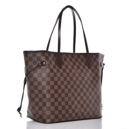 Louis Vuitton Damier Ebene Neo Neverfull MM Rose Ballerine 3 of 7