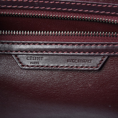 Celine Smooth Calfskin Mini Luggage Burgundy 7 of 23