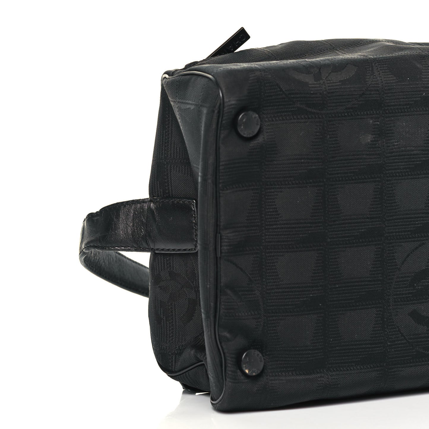 Nylon Travel Cosmetic Case Black