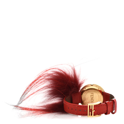 Fendi Stainless Steel Calfskin Fur 36mm Fendi My Way Quartz Watch 3 of 4