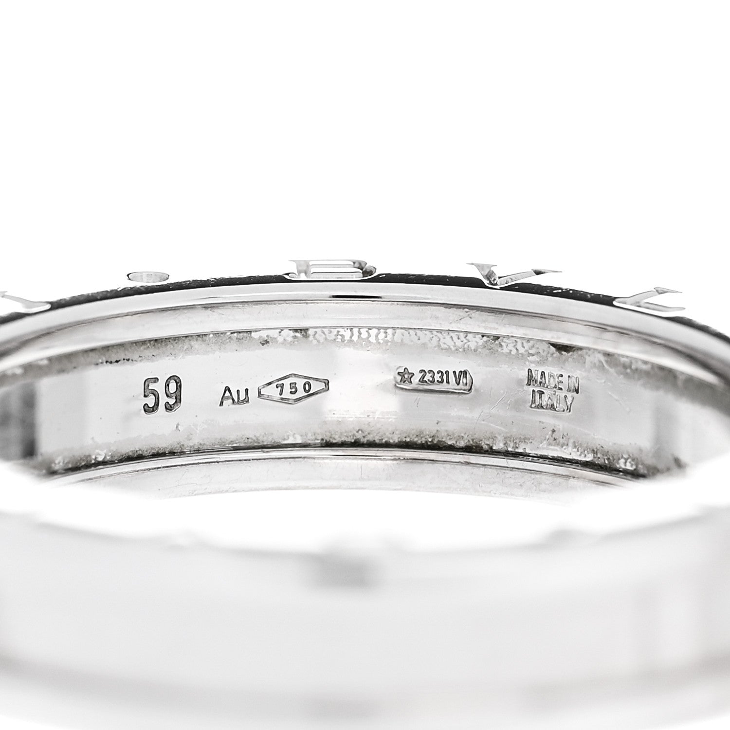 Bulgari 18K White Gold B.Zero1 One-Band Ring 59 8.75 4 of 4