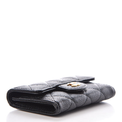 Chanel Caviar Quilted Flap Card Holder Black 4 of 9