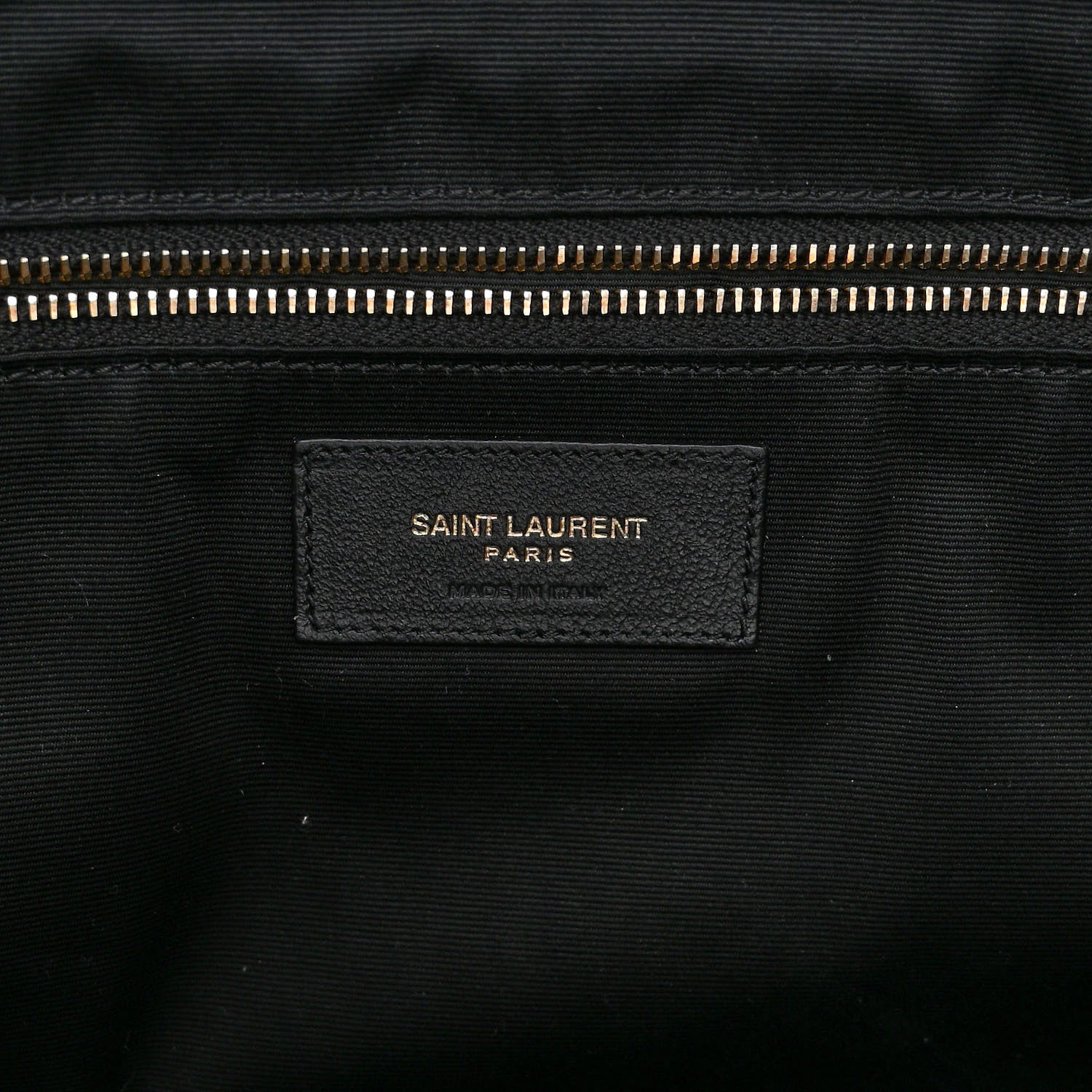 Saint Laurent Lambskin Quilted Maxi Icare Shopping Tote Black 7 of 10