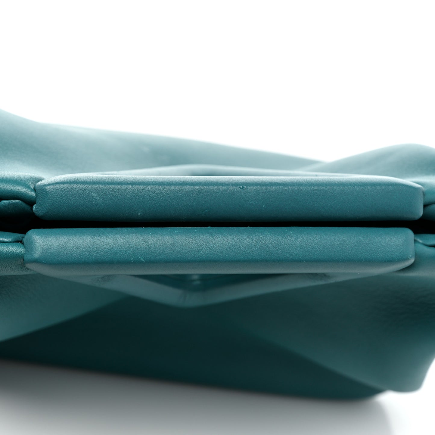 Calfskin Small The Point Triangle Bag Mallard