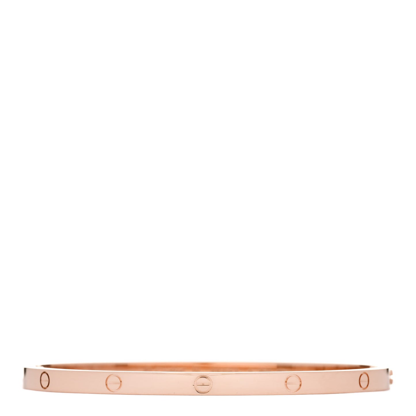 18K Pink Gold Small LOVE Bracelet 17