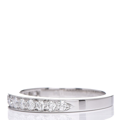 Tiffany Platinum Diamond Half Band Ring 48 4.5 3 of 5