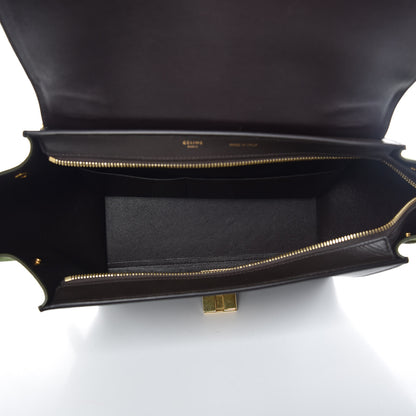 Celine Bullhide Calfskin Small Tri-Color Trapeze Almond 6 of 16