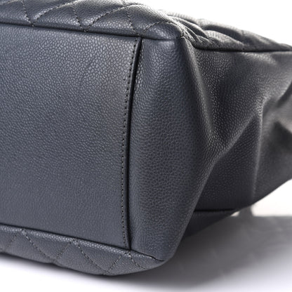 Chanel Caviar Quilted Grand Shopping Tote GST Grey 10 of 12