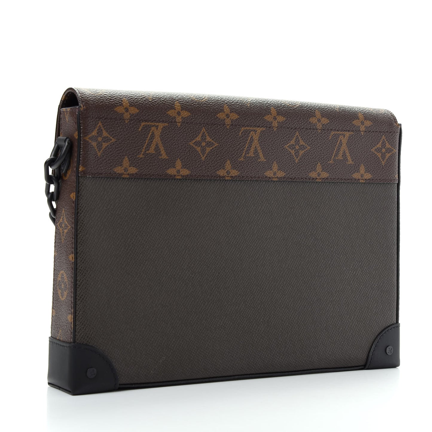 Taiga Monogram Pochette Voyage Steamer Khaki Green
