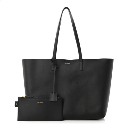 Saint Laurent Calfskin Large Shopping Tote Black 1 of 16