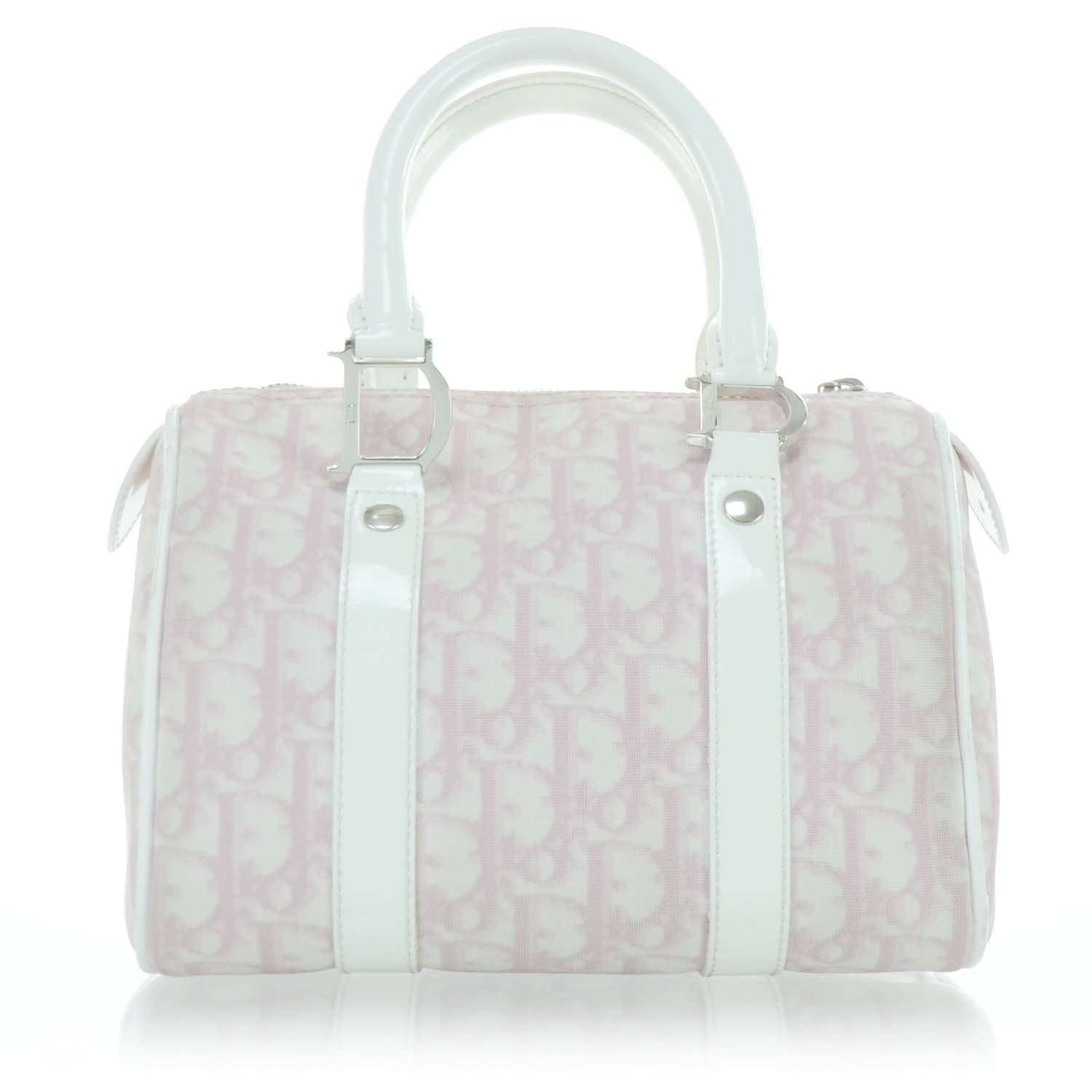 Christian Dior Monogram Boston Pink 3 of 12