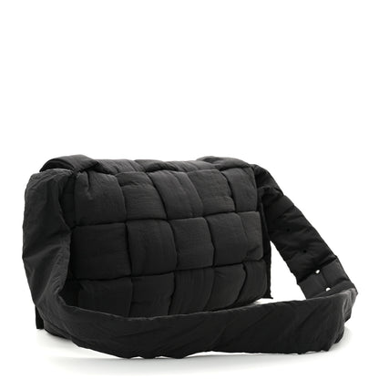 Bottega Veneta Nylon Intrecciato Padded Tech Maxi Cassette Bag Black 3 of 10