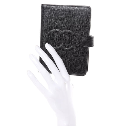 Chanel Caviar CC Mini Ring Agenda Planner Black 2 of 9