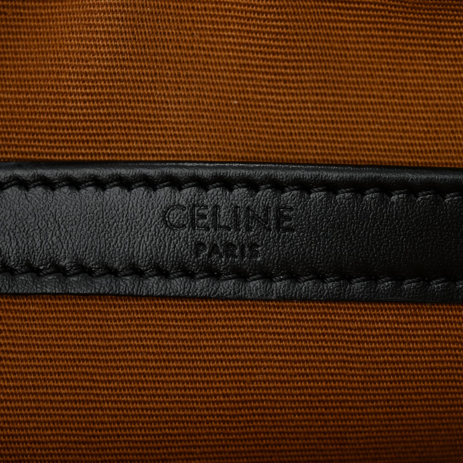 Celine Triomphe Canvas Medium Messenger Bag Black 6 of 10